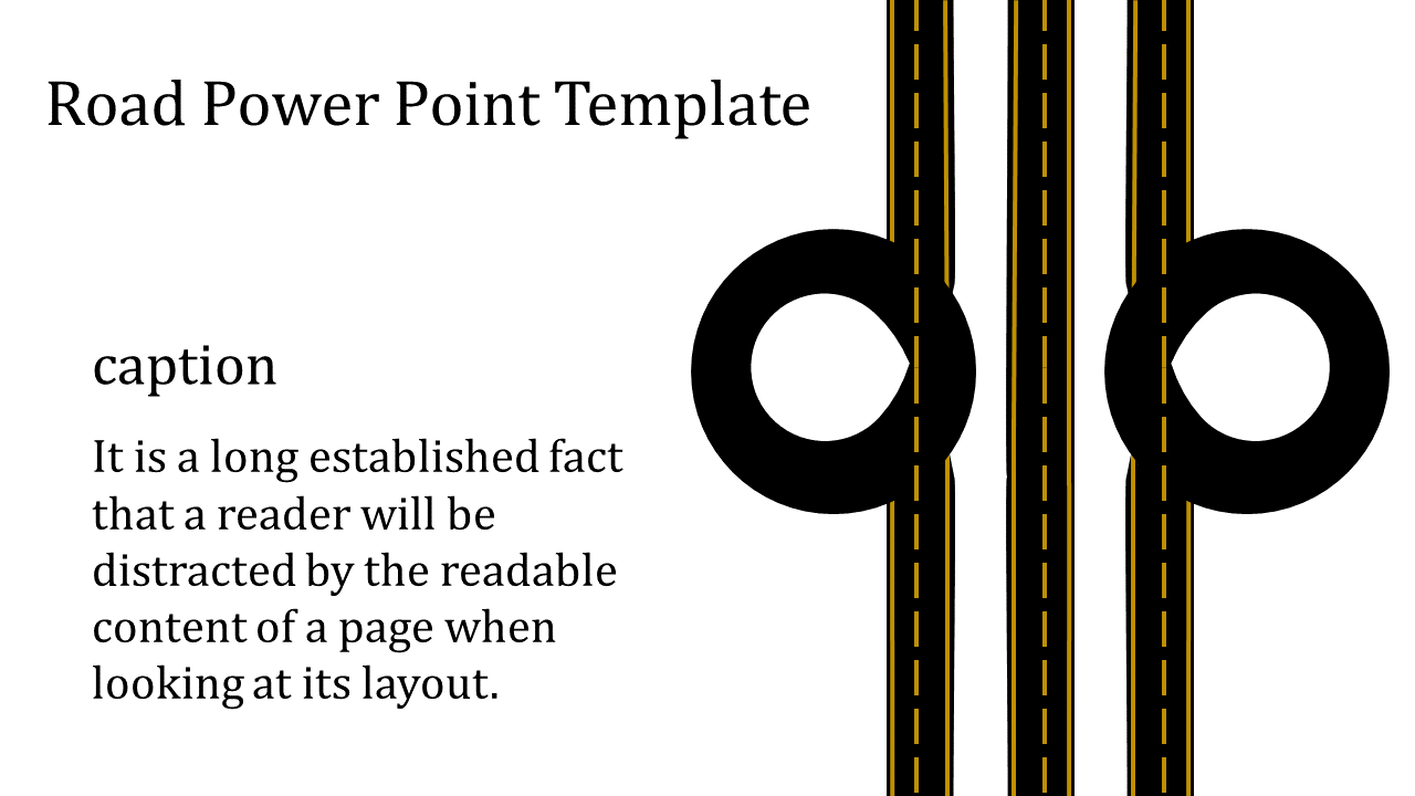 road power point template-Road Power Point Template